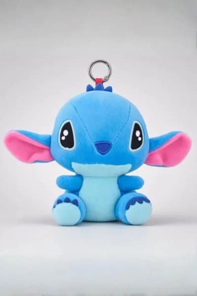 Sevimli Mavi Stitch Peluş Oyuncak Anahtarlık Süsü ve Takısı – 13-14 cm Çanta Süsü (Kopya)