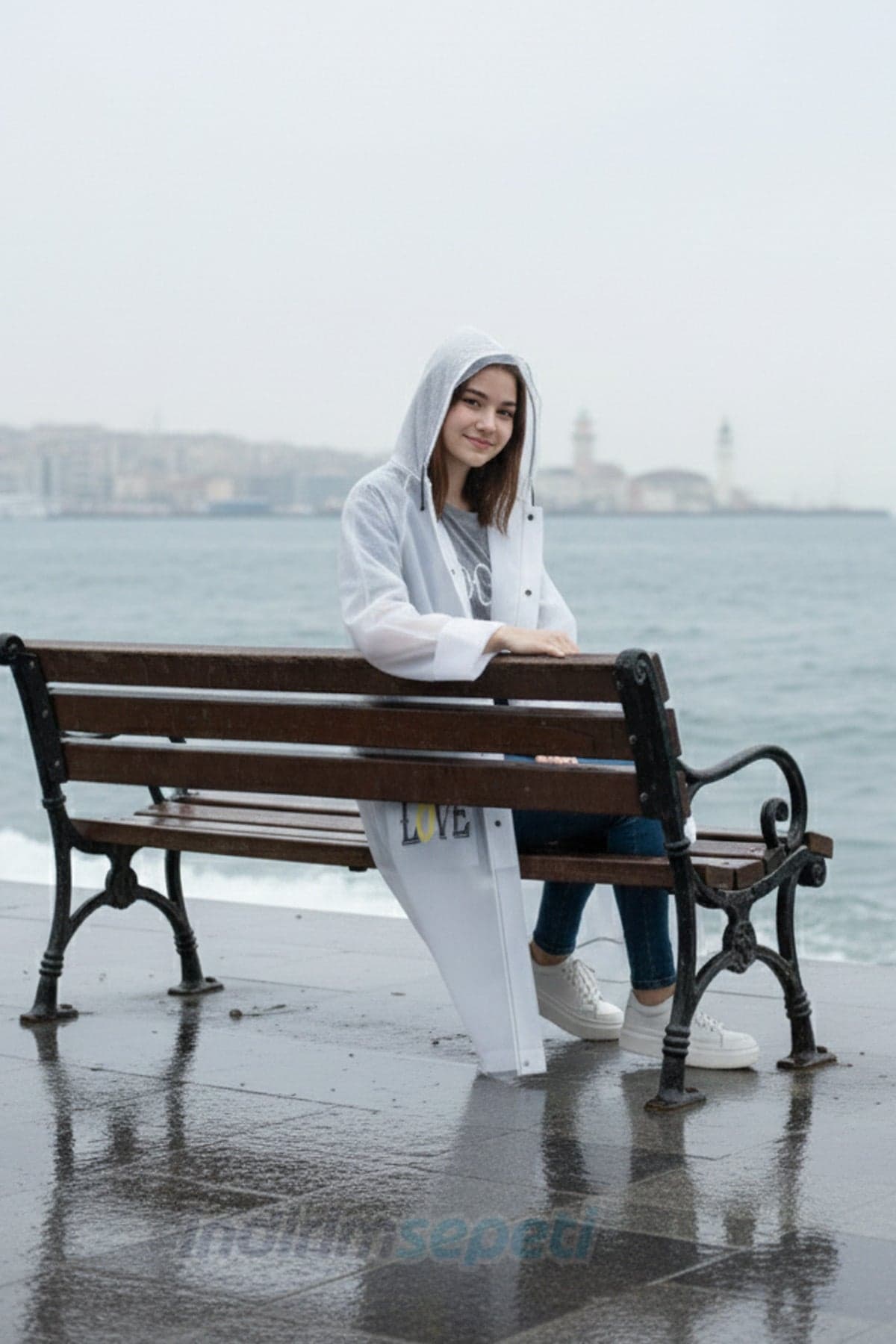 Yağmurluk EVA Yüksek Kalite,Bağcıklı Rüzgar Geçirmez, Cepli | XL Beden Taşıma çantalı Siyah Sarı - Detay