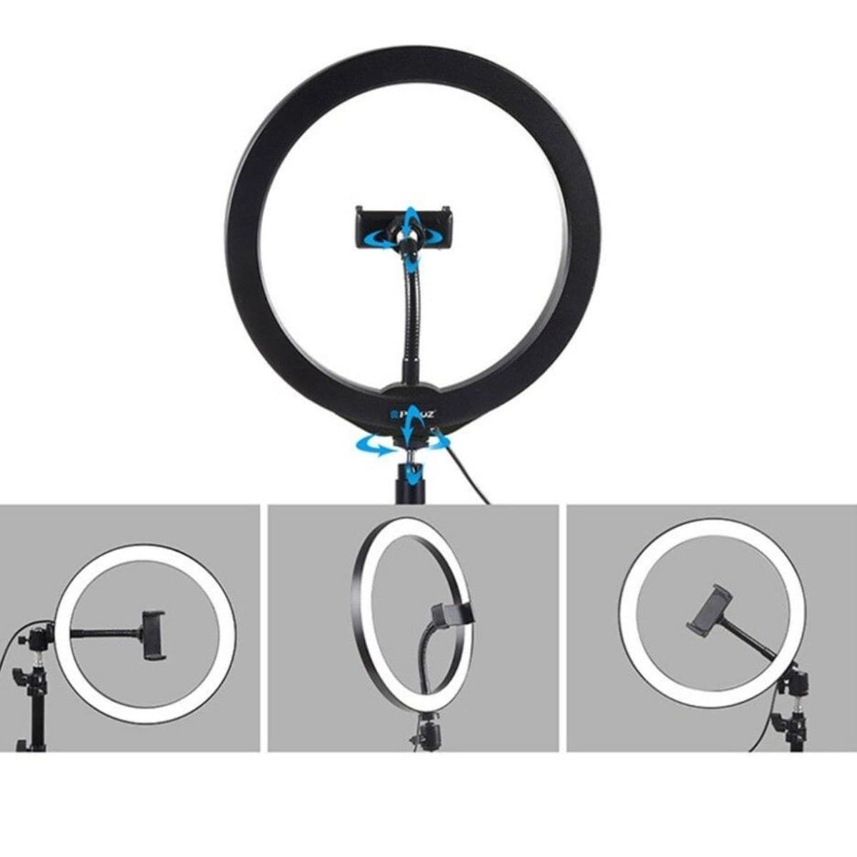 TrdStore® 8inç 20cm Youtube Instagram Tiktok Selfie Stüdyo Video Fotoğraf Ring Light Tripod Led Halk - Detay