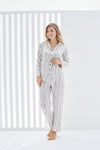 Desenli Pijama Takımı Polyester viskon Erdeniz 0248