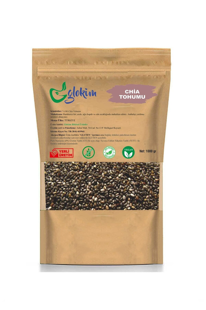 Chia Tohumu 1000 Gr - Glutensiz 1 Kg