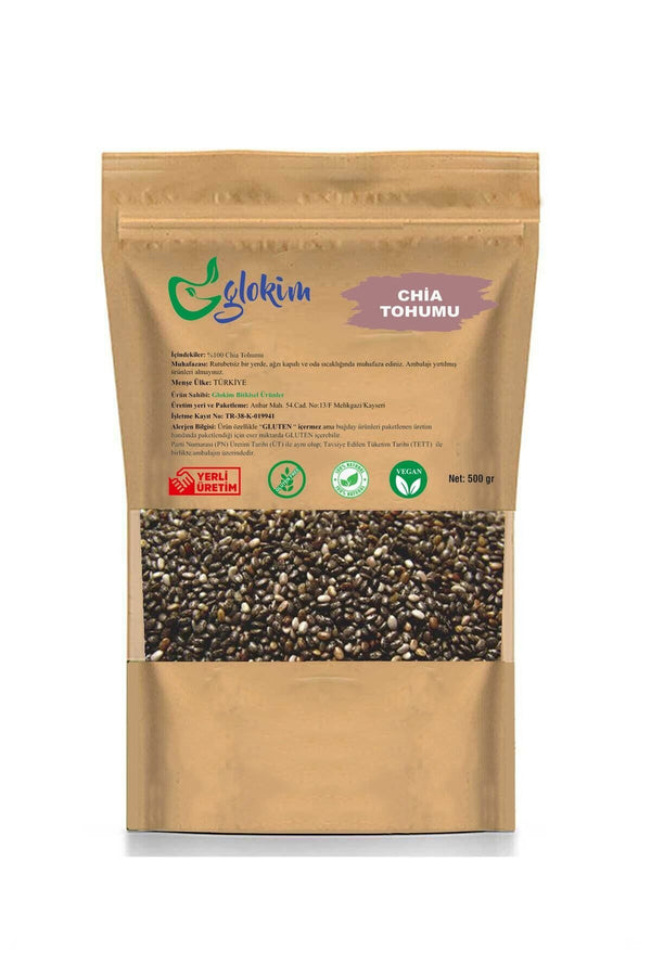 Chia Tohumu 500 Gr - Glutensiz 500 Gr