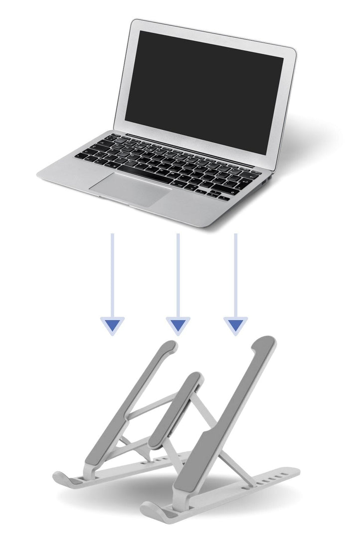 Ayarlanabilir Plastik Dizüstü Destek Tabanı Katlanabilir Taşınabilir Laptop Sehpası Yükseltici