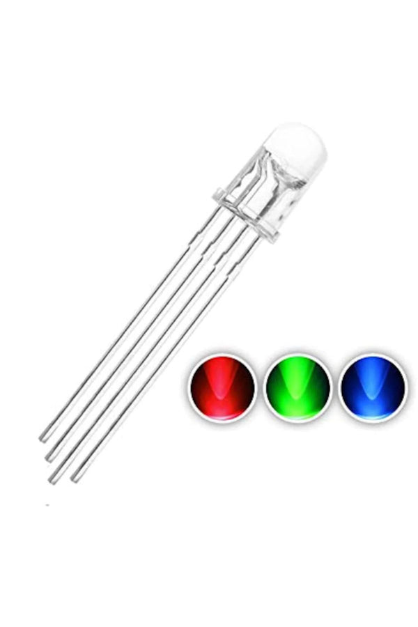 5mm Rgb Led Ortak Anot 4 Pin Multicolor Diyot Işık Lamba Light