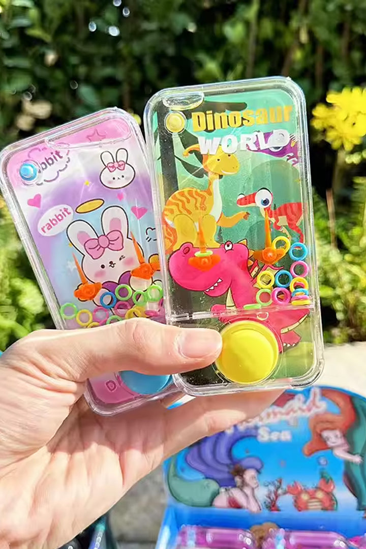 Su Oyunları Yüzük Su Oyun Kız Erkek Seyahat Beceri Oyunu Aqua Play Suda Halka Geçirme Oyunu Su Atarisi 11x6cm Karışık