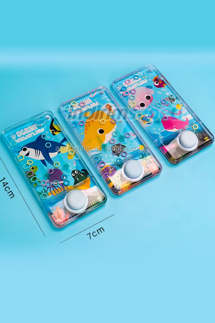 Su Oyunları Yüzük Su Oyun Kız Erkek Seyahat Beceri Oyunu Aqua Play Suda Halka Geçirme Oyunu Su Atarisi 11x6cm Karışık