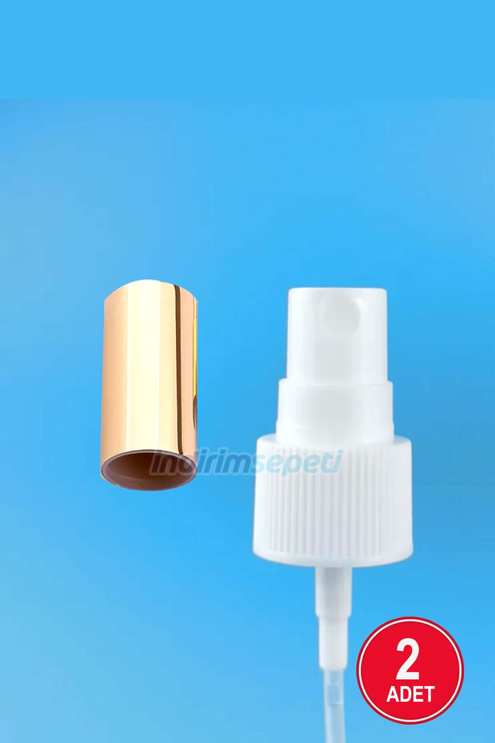 50ml küçük kapasiteli parfüm şişesi Pompası Parlak gold cam silindirik parfüm şişesi Kapak