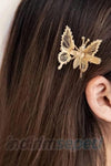 Metal Toka Sallanan Yaylı Hareketli Toka Pens Toka Headdress Gold ve Silver Renk